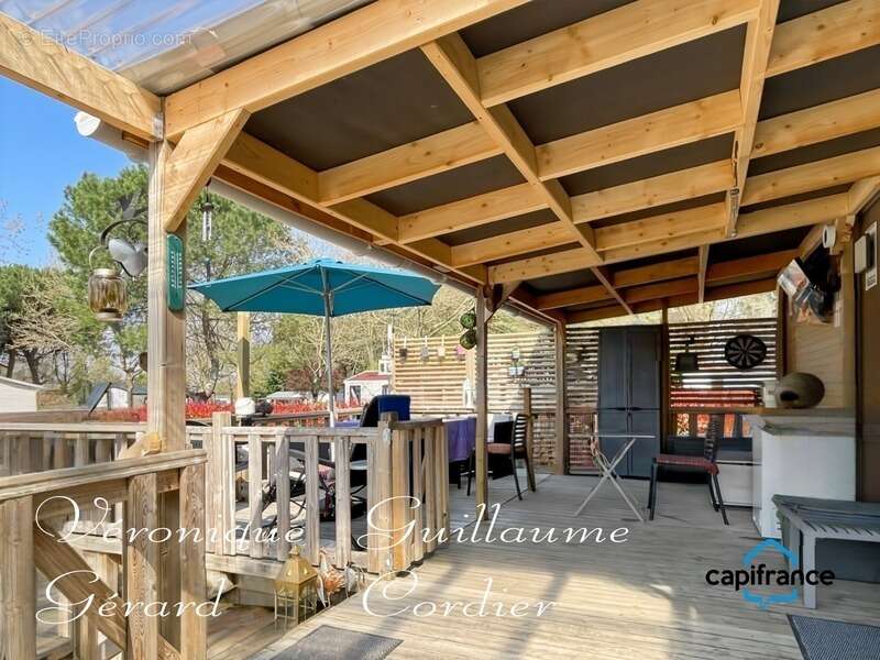 Mobil-Home de 32 M² de 2019, confortable avec belle terrasse et parcelle privative a vendre séparément en PRL - photo 16