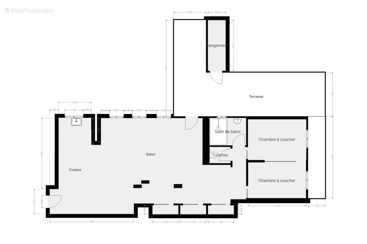 Appartement à PARIS-20E