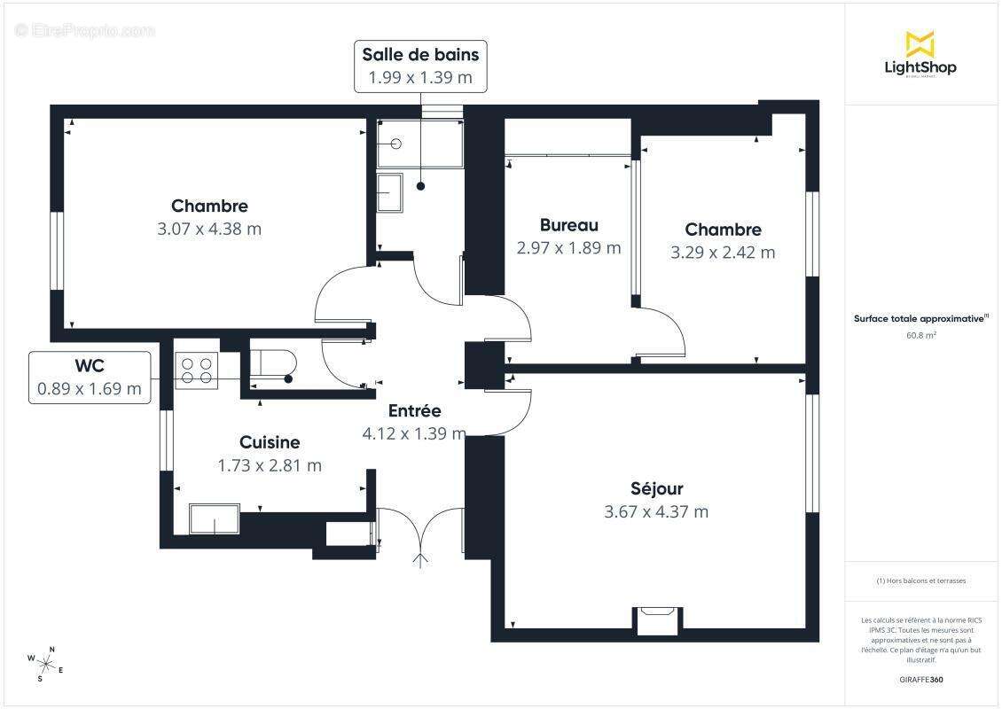 Appartement à ASNIERES-SUR-SEINE