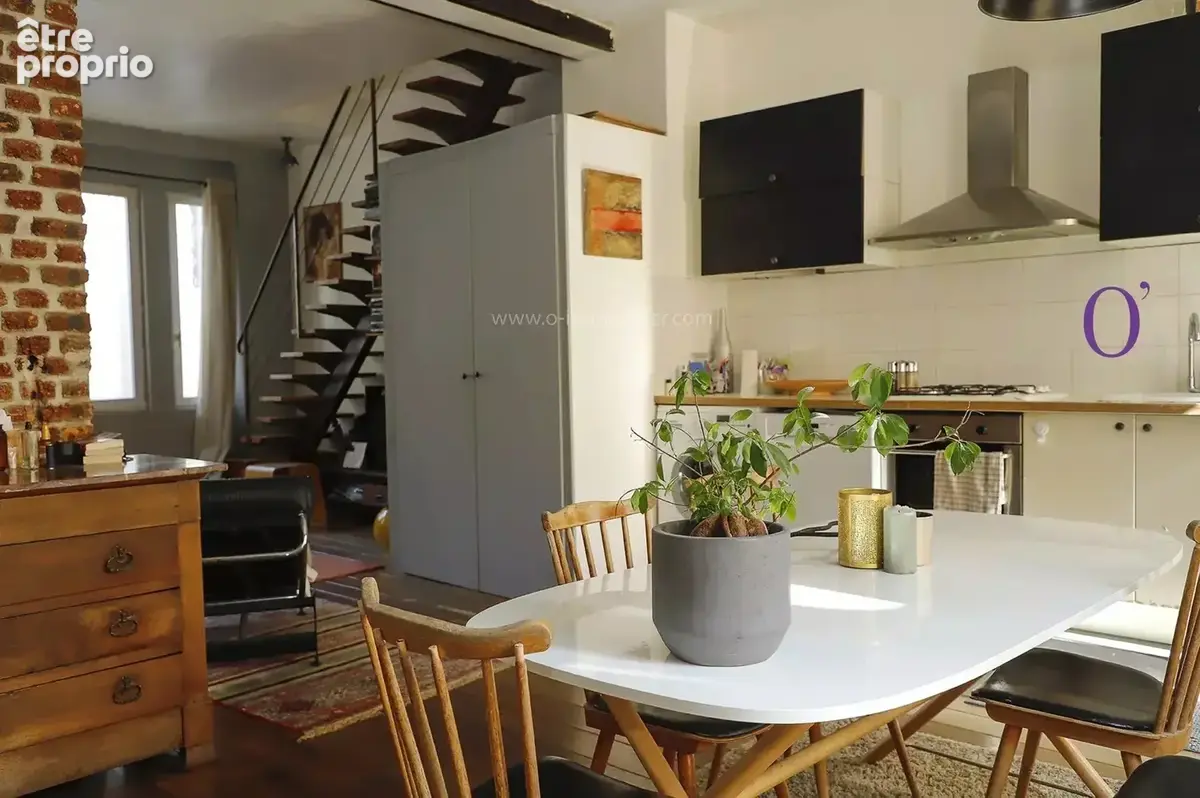 3 pièces 64 m², duplex, calme, charme, beaux volumes - photo 4