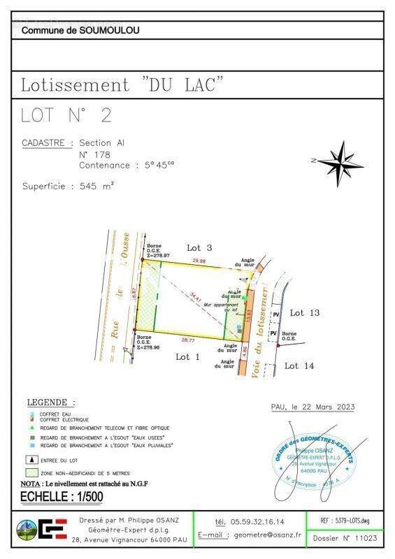 Terrain à SOUMOULOU