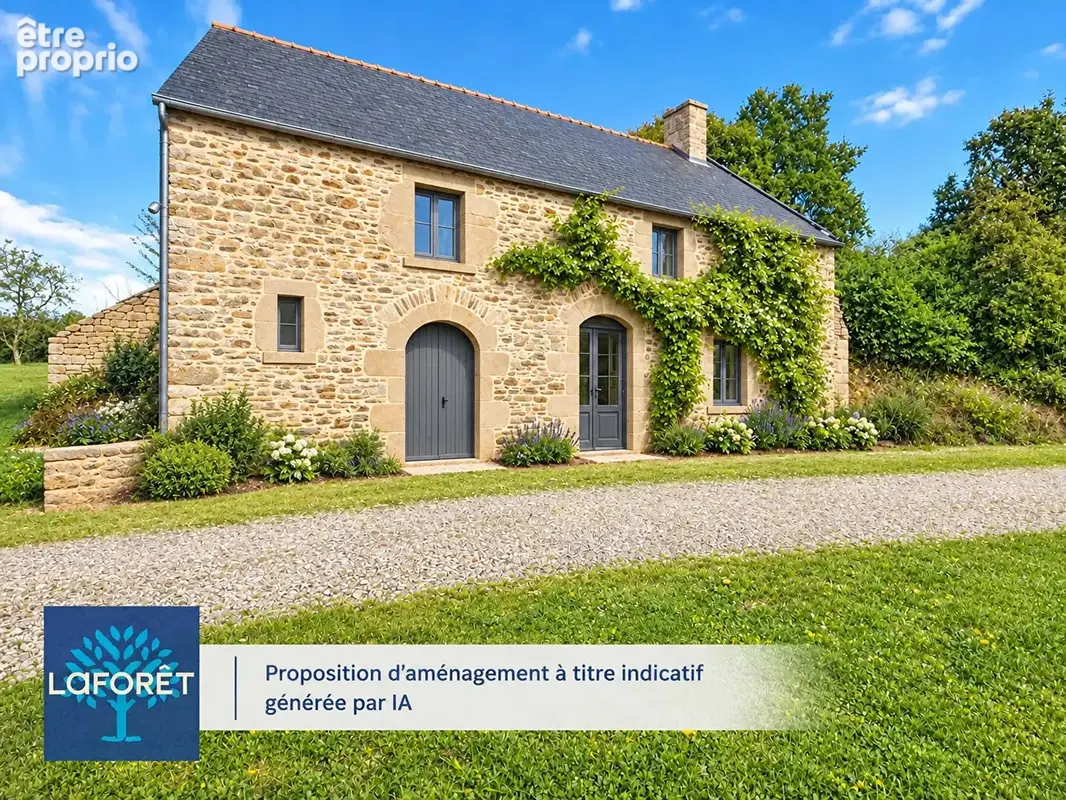 Batîsses à rénover, à 5 min de Saint Brice en Coglès, plus de 4 hectares - photo 2