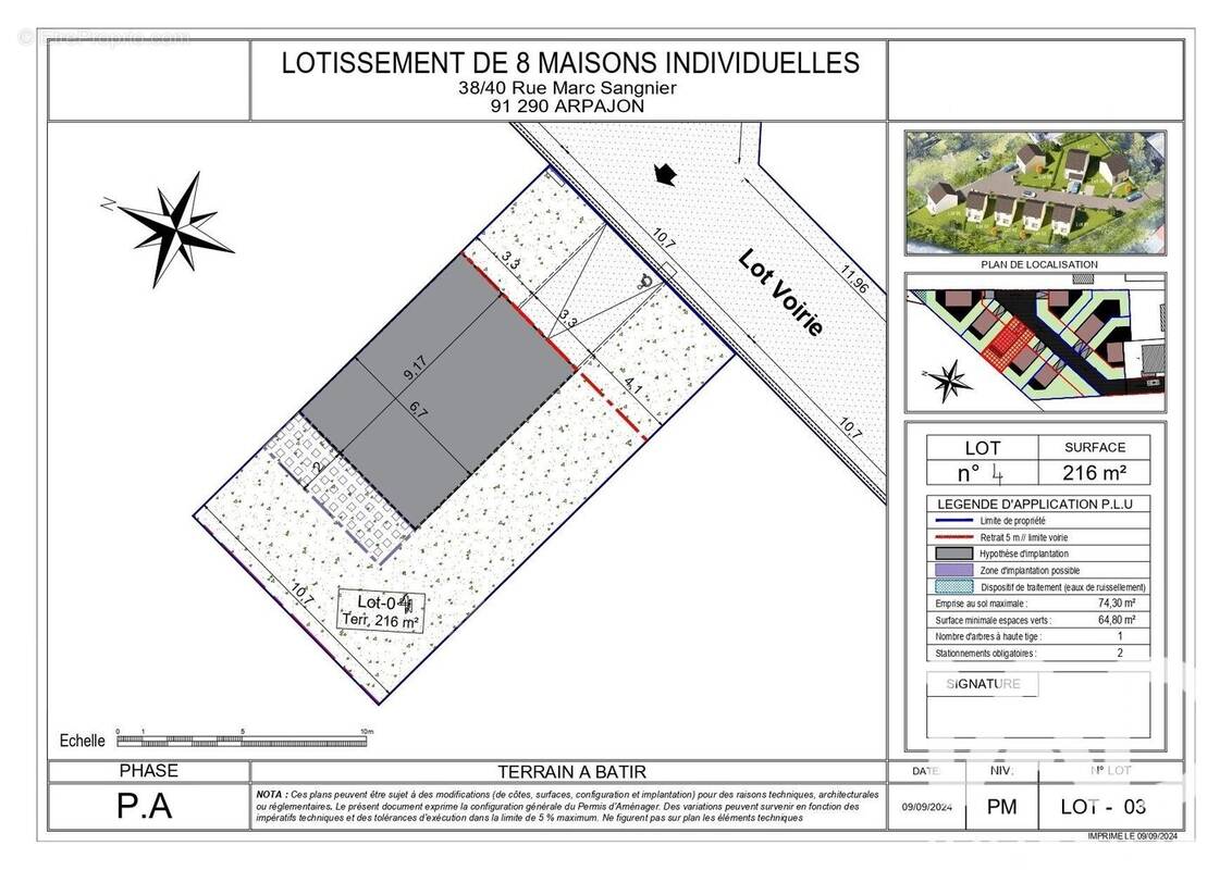 Photo 1 - Terrain à ARPAJON