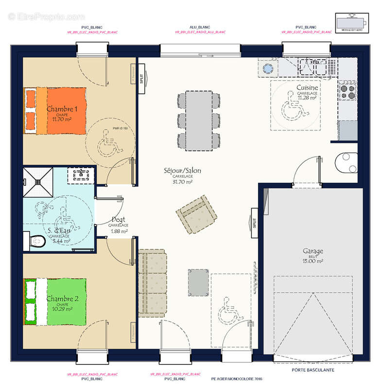 Maison à LA MEILLERAIE-TILLAY