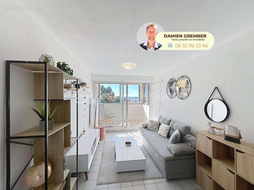  Vue imprenable sur l’étang de Thau – T2 traversant avec loggia et piscine - photo 3