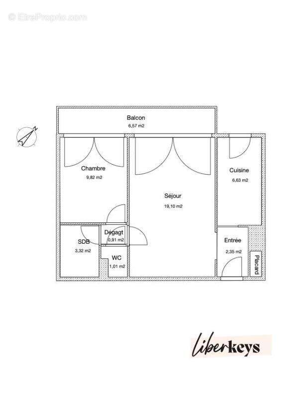Appartement à PARIS-13E