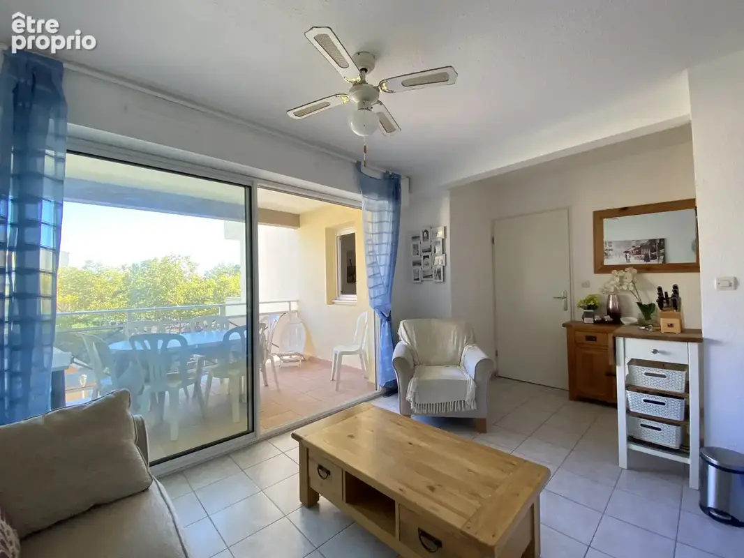 Cap d'agde- plage richelieu- t2 cabine- terrasses- garage- ascenseur - photo 3