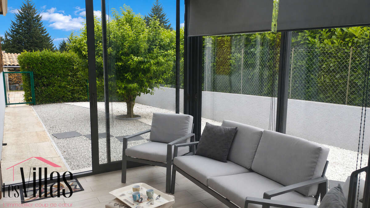 Villa 4 faces de plain-pied avec piscine - photo 2