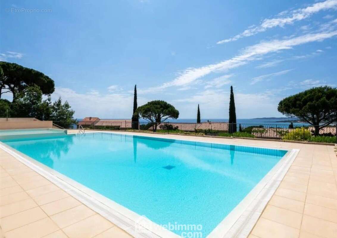 Superbe piscine au c½ur d?un parc arboré, un vrai air de vacances toute l?année. - Appartement à SAINTE-MAXIME