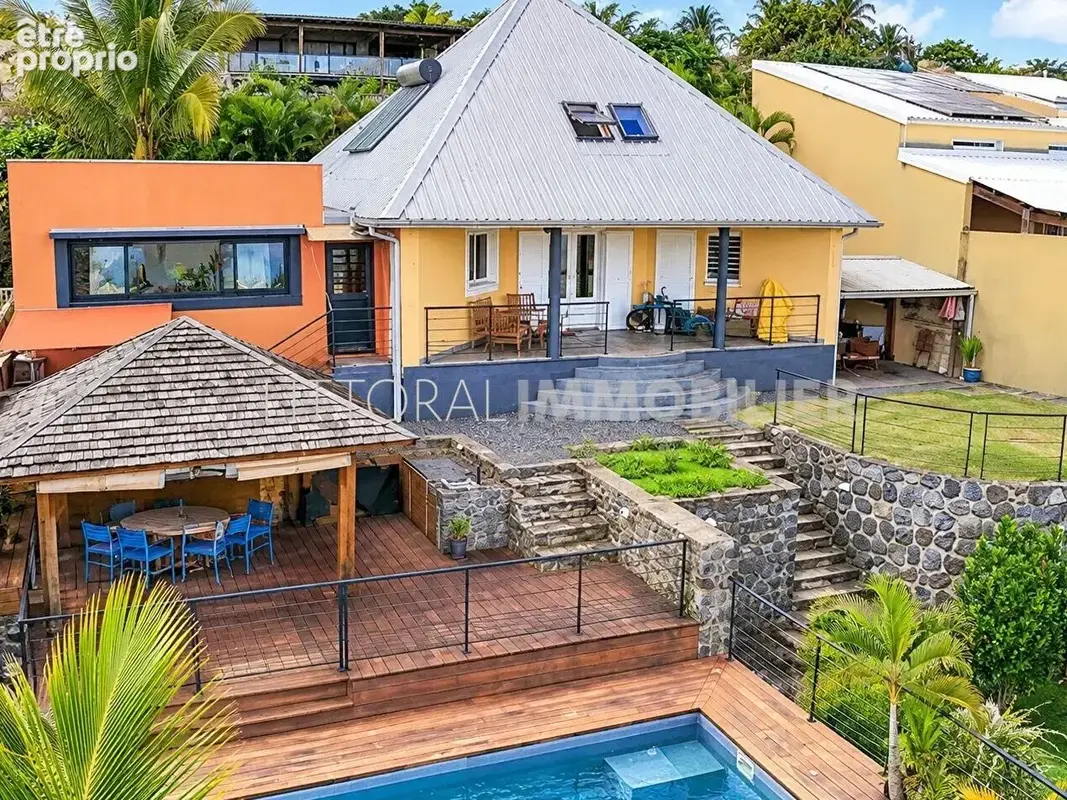 Belemene saint paul : villa t5 avec piscine et vue sur l'ocean - photo 7