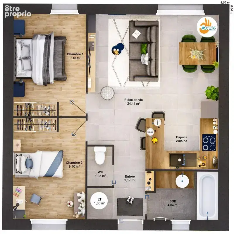 Maison 4 pièces 51 m2 - photo 7