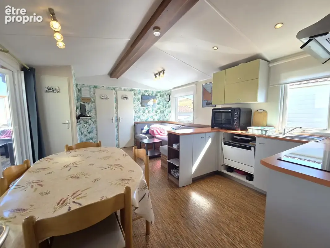 Mobilhome 3 chambres avec terrain privatif - photo 3