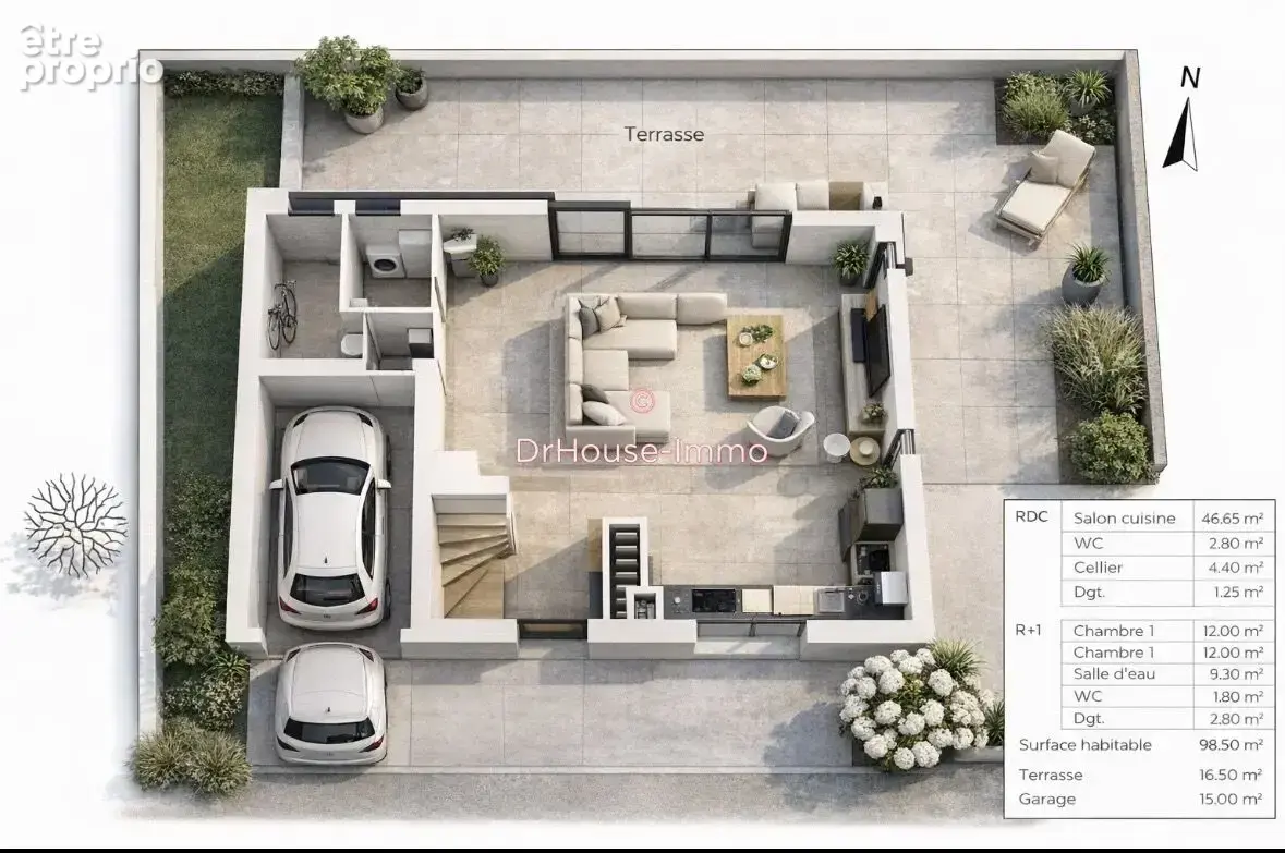 Maison 5 pièces 103 m² à vendre à Pompignac (33370) - photo 16