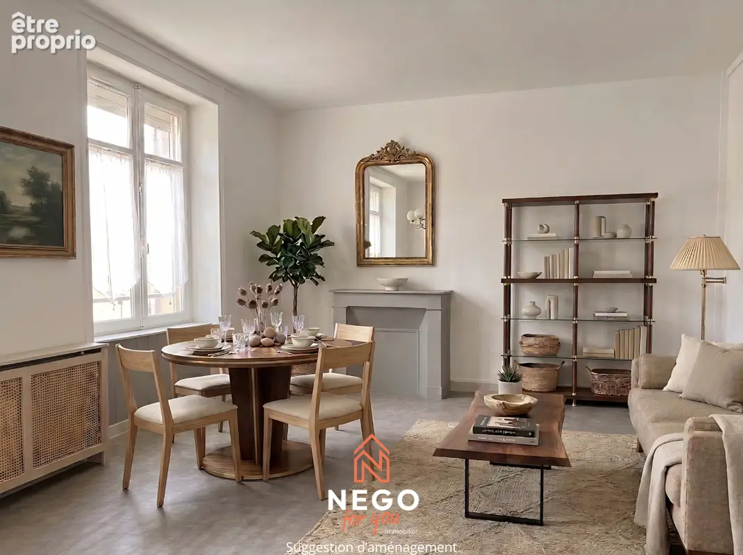 Appartement t3 - 65 m²  gare visitation - photo 5