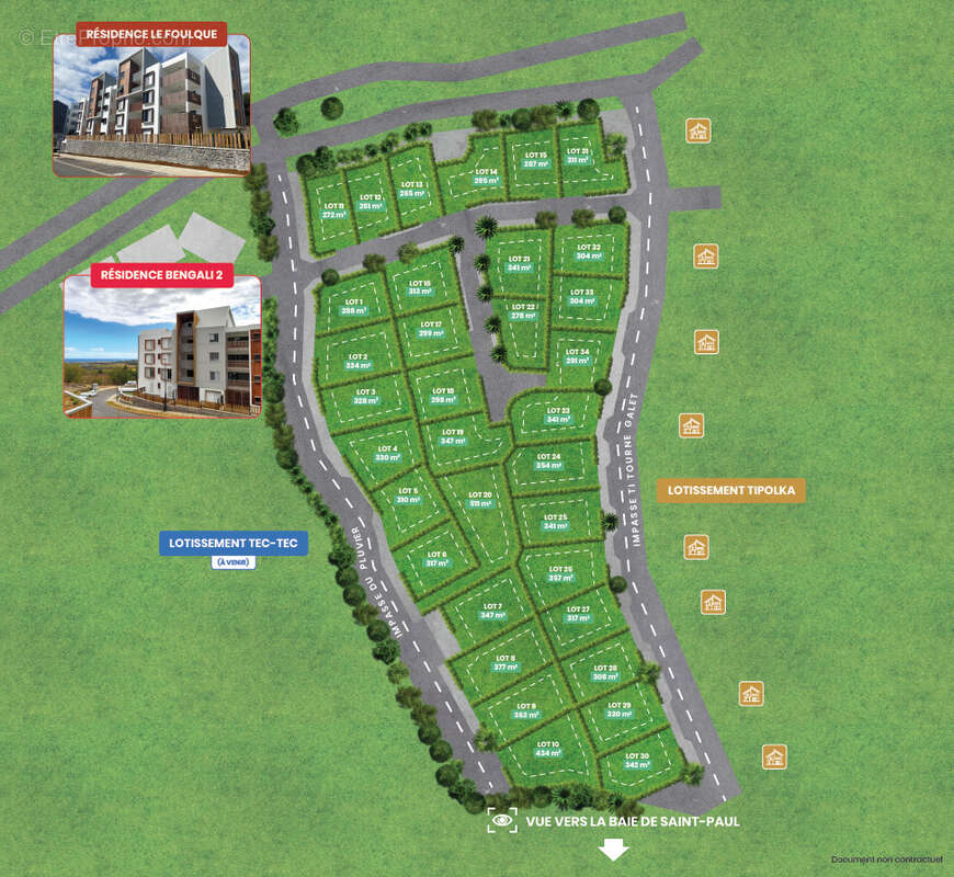 Terrain à SAINT-PAUL
