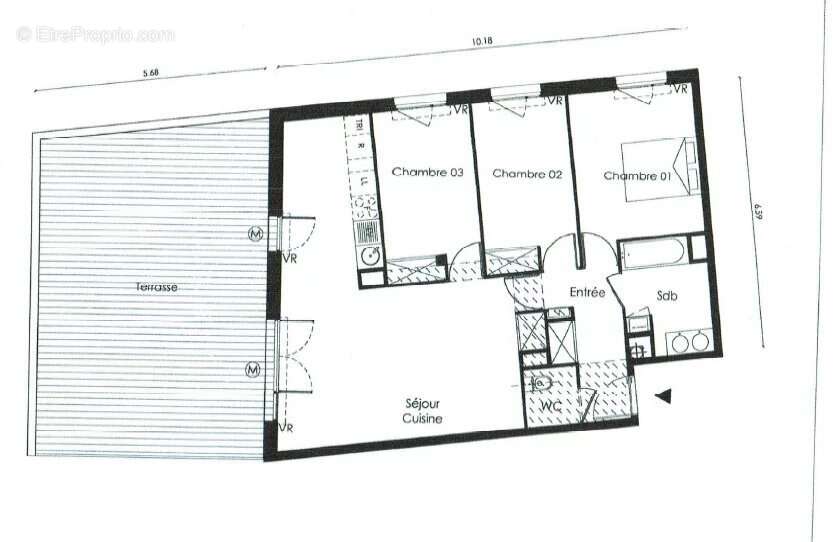 Appartement à SAINT-ORENS-DE-GAMEVILLE