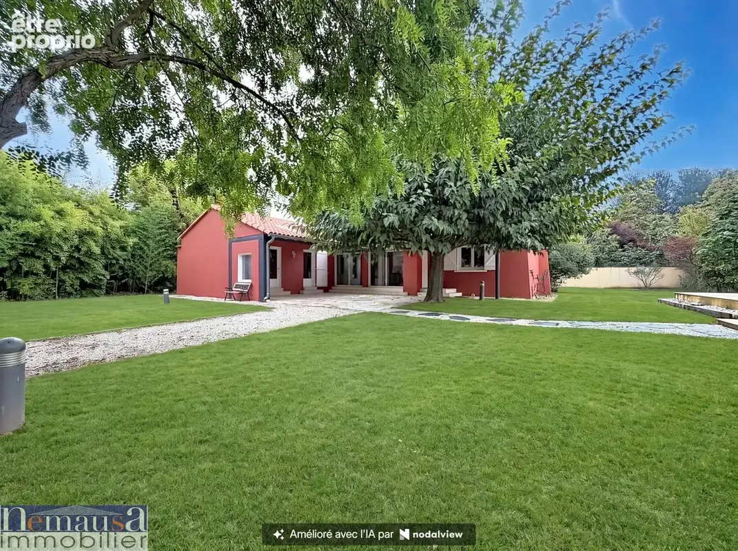 A vendre - nîmes   belle maison de plain-pied de 150 m2 avec piscine sur une parcelle de 2 100 m2 - photo 3