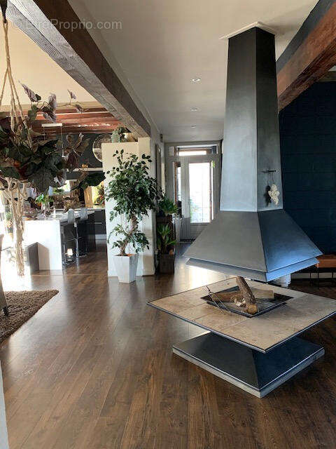 cheminée - Maison à ARCAMBAL