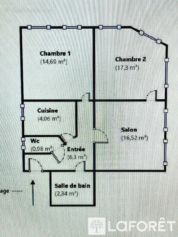 Appartement à PARIS-18E