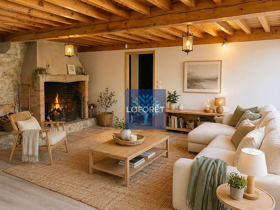 Soleymieux Maison atypique 260 m2  avec piscine 5 chambres - photo 6