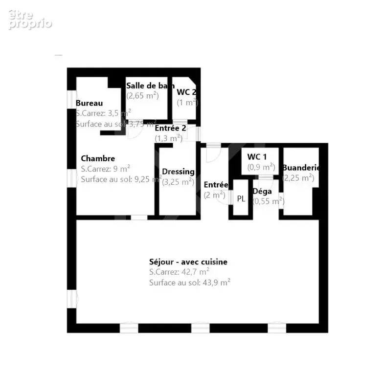 LE MODULABLE, Grand T2 évolutif de 71m2, 13001 Opéra/Cours Ballard - photo 16