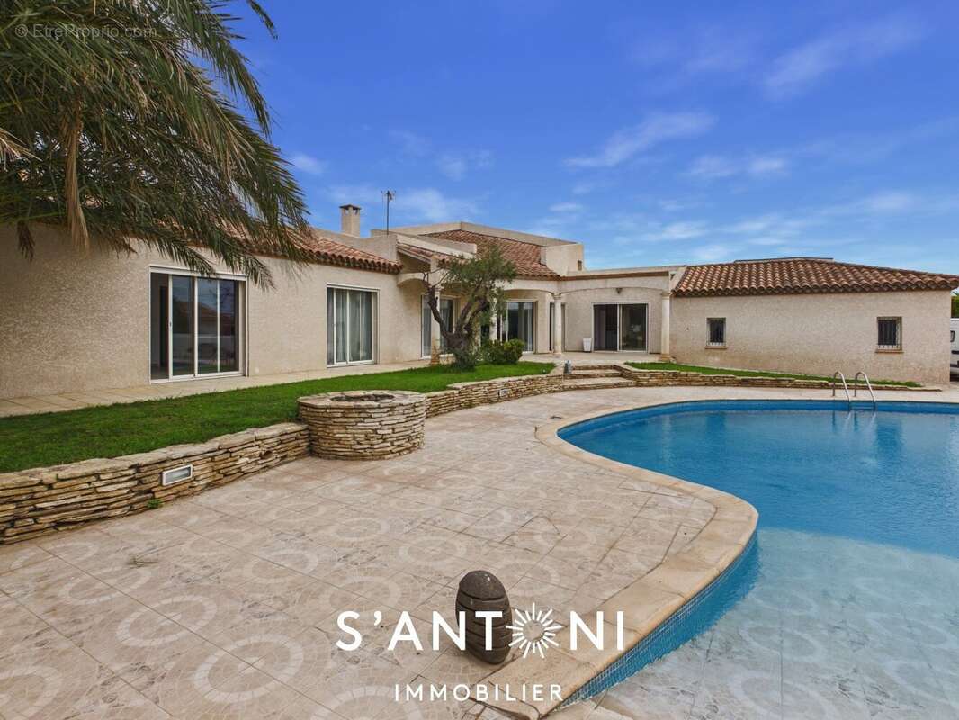 MARSEILLAN - maison de plain-pied avec piscine - photo 13