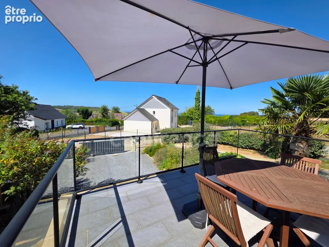 À vendre pavillon individuel avec vue mer, sous-sol complet et terrain de plus de 800m² à criel sur mer (76) - photo 2