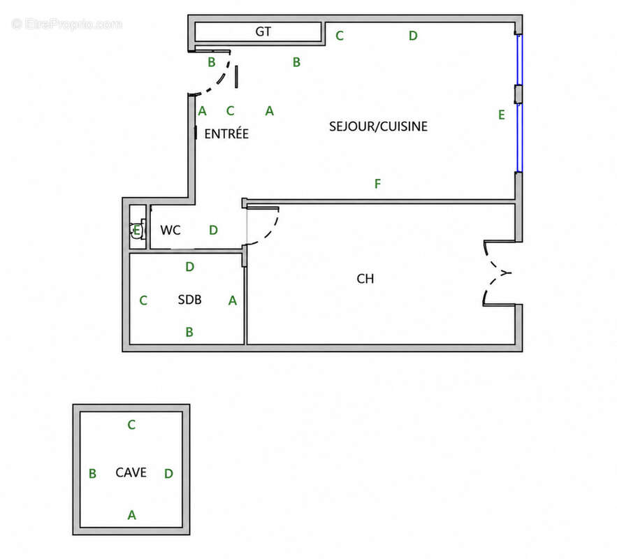 Refait à neuf / sans vis-à-vis  / fort potentiel locatif / pied-à-terre / premier achat - photo 13