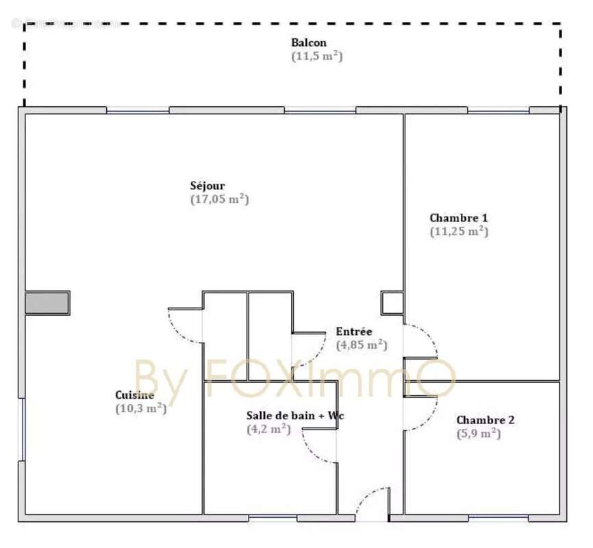Nice - Saint-Sylvestre appartement 3 pieces avec balcon - photo 10