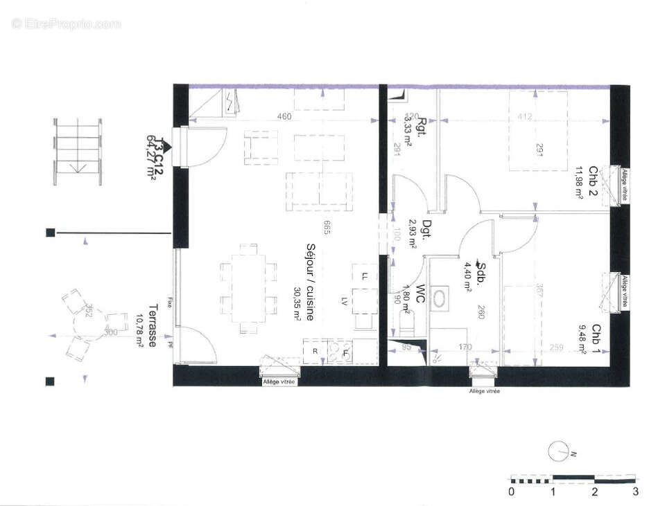Appartement 3 pièces récent de 64,27 m² avec balcon, parking - photo 11