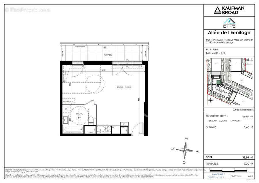 Appartement à DAMMARIE-LES-LYS