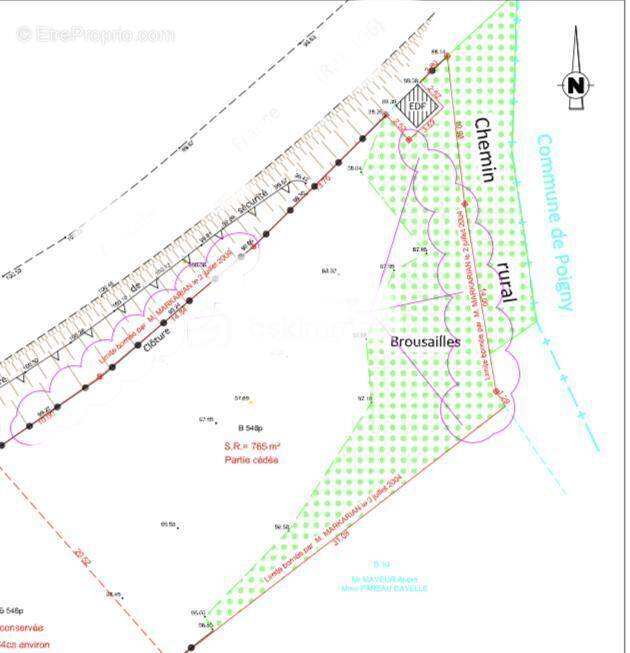 Terrain à SAINTE-COLOMBE