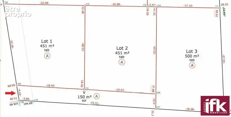 Widensolen : Terrain de construction viabilisé de 500m2 - photo 2