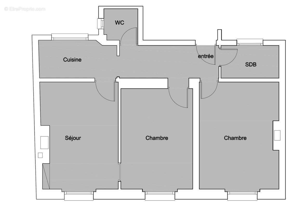 Appartement à PARIS-18E