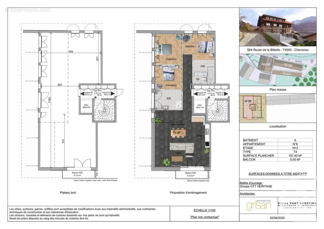 Appartement à CHEVENOZ