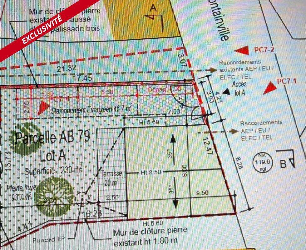 Terrain constrictible 230 m² Plat, Viabilisé, Clos - A 3 kms de Maule - photo 2