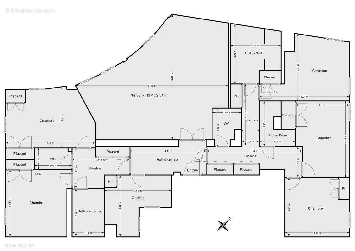 Appartement à PARIS-8E