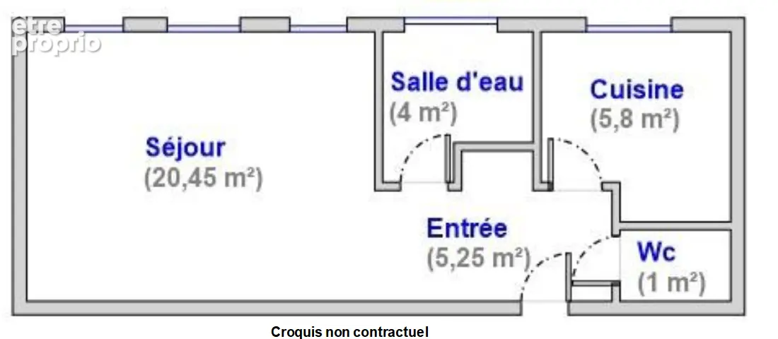 Appartement Courbevoie 36,50m²  Dernier étage avec Balcon - photo 4