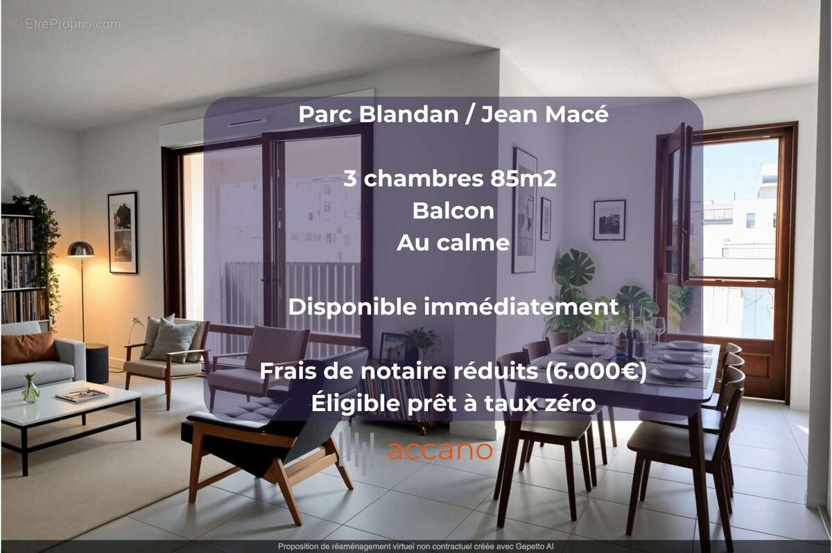 Appartement à LYON-7E