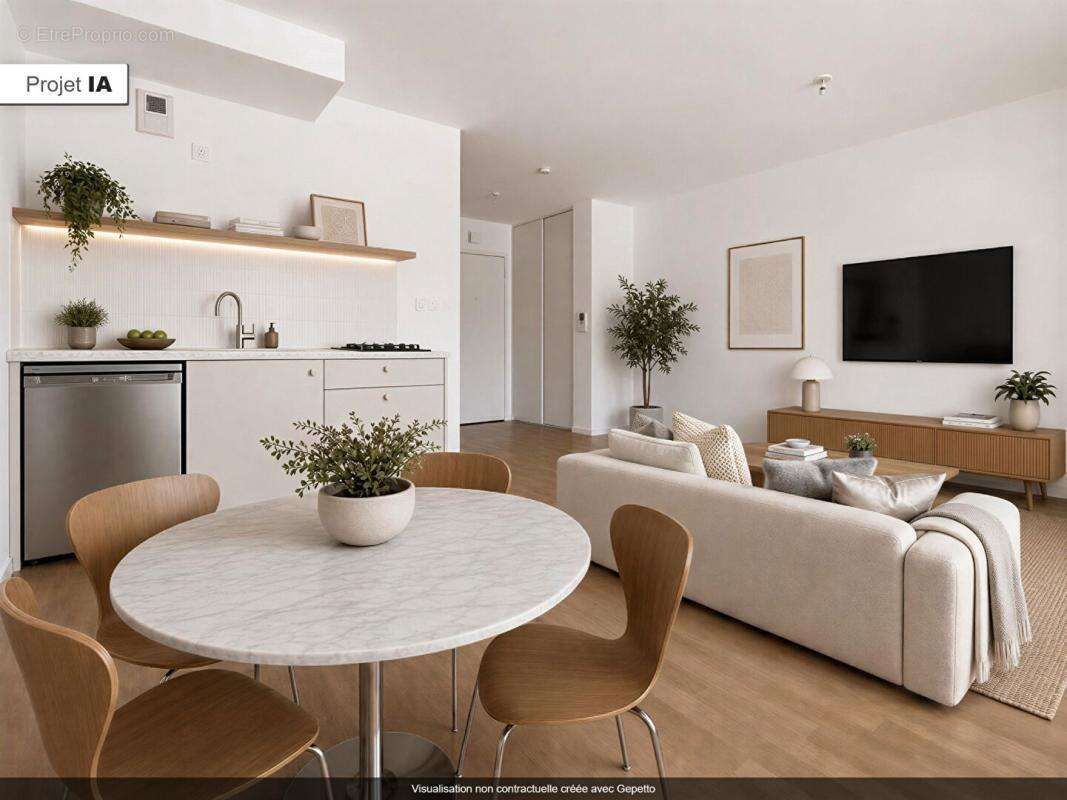 Appartement Nantes 1 pièce(s) 22 m2 - photo 7