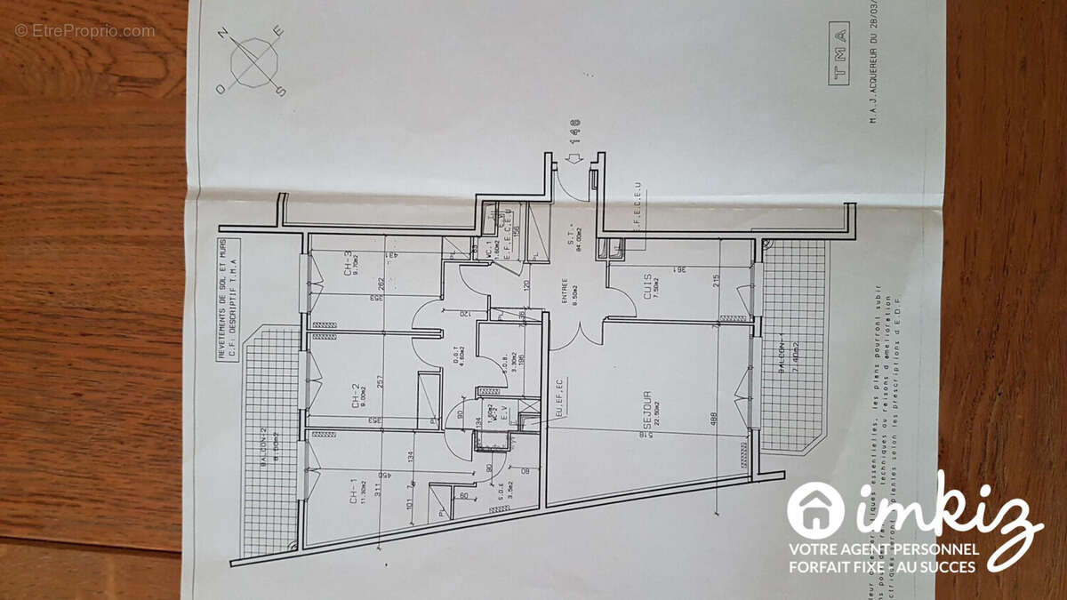 Appartement 4 pièces -  3 chambres - 84 m2 - photo 13