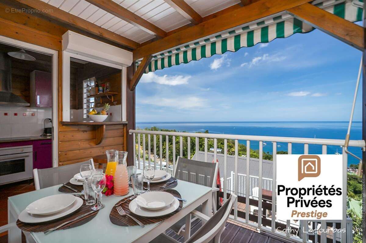Superbe Appartement T3 Duplex ,vue mer exceptionnelle et piscine- Bouillante - photo 9
