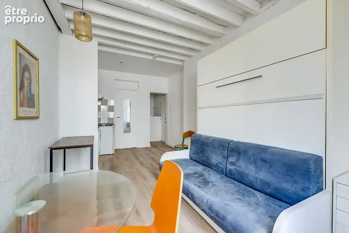 Studio au dernier étage à vendre proche Gambetta (75020) ! - photo 2