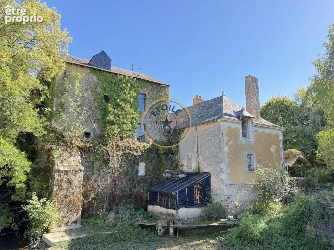 Moulin de Chalou à Durtal à vendre : Un patrimoine à réinventer au bord du Loir - photo 2
