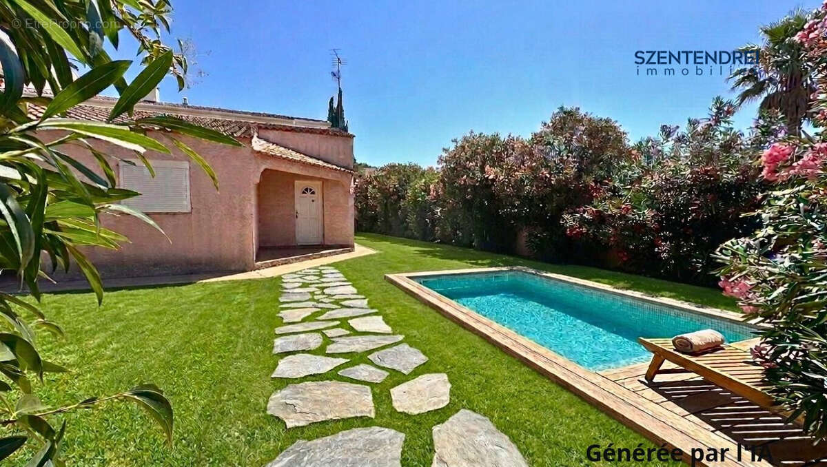 À vendre maison T4 plain pied à Lunel