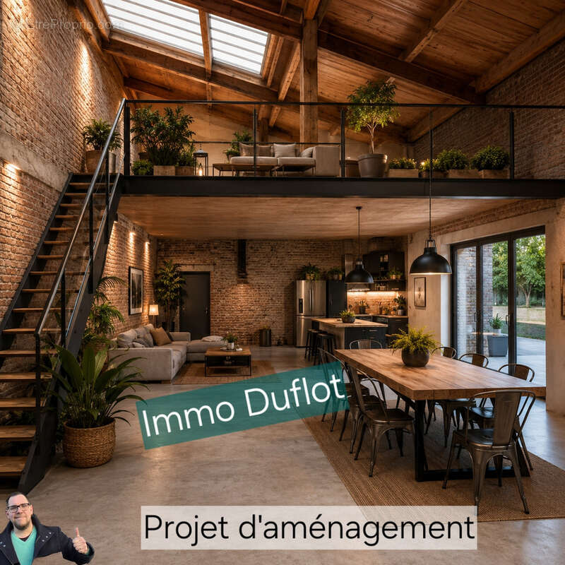 Maison familiale de 165 m2   Beaux volumes, fort potentiel et cadre naturel à Mortagne-du-Nord - photo 7