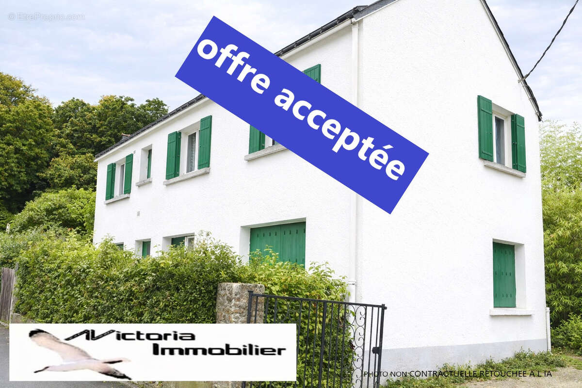 Sous offre maison à rénover avec beaux volumes et fort potentiel   guidel (proche bourg) - photo 3
