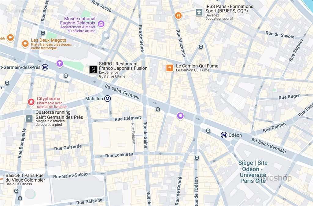 Commerce à PARIS-6E