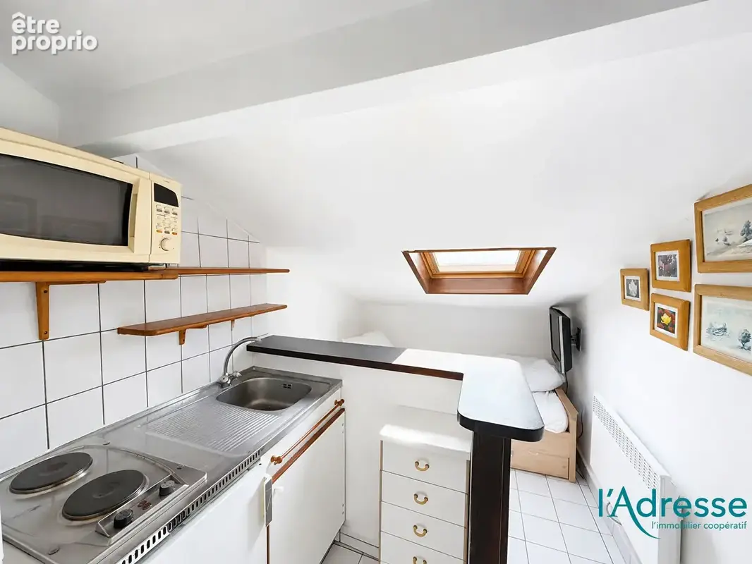 Appartement Levallois Perret 1 pièce(s) 9 m2 - photo 2