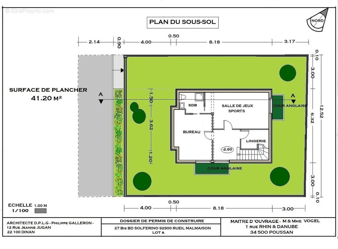 Terrain à RUEIL-MALMAISON